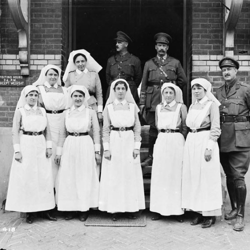 Le grade des infirmières durant la Première Guerre mondiale