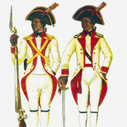 Les soldats noirs durant le régime français